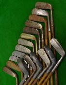 18x good assortment of putters to incl Ben Sayers "Benny" Gruvsol putter, St Andrews Golf Co wring