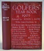 Low, John L - 'The Golfer's Year Book 1905', London: James Nisbet & Co 1905, 498p, plus