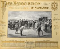 Brown, Michael James (1853-1947) 1894 Life Association of Scotland Golfing Calendar titled "GOLF