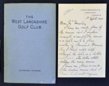 Darwin, Bernard - "The West Lancashire Golf Club - Blundell Sands, near Liverpool" golf club