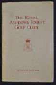 Darwin, Bernard - "The Royal Ashdown Forest Golf Club" golf club handbook issued in 1939-original