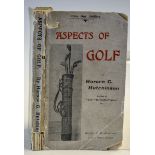 Hutchinson, Horace G - 'Aspects of Golf' - 1st ed. 1900, Bristol: J. W. Arrowsmith, illustrated