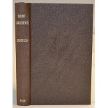 Grierson, James (Dr) - 'Delineations of St Andrews' - as it was and as it is"- 3rd ed. 1838, 224p,