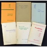 7x East of England golf club handbooks from the 1930s onwards by Robert HK Browning, Tom Scott, M