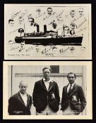 1932/33 MCC Australian cricket tour postcard - titled "bringing home the Ashes" featuring the
