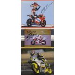 2x Superbike signed photographs - to incl World Champion James Toseland, World and British