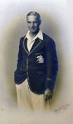 Herbert Sutcliffe England cricketer c1920s - original three quarter length portrait photograph of