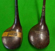 Dick Burton "Open Champion 1939/40" s/s driver and a McAndrews "Hand Made Trajector Model" striped