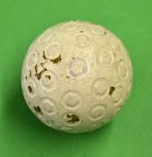 Army and Navy circle and hexagonal pattern golf ball - near mint and unused retaining most of the