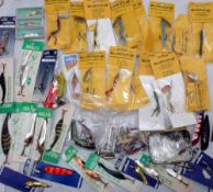 LURES: (Qty) Good large quantity of mainly unused fishing lures incl. approx. 20 Abu, Toby and
