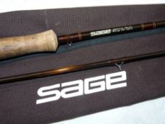 ROD: Sage Graphite 3, 9'6" RPL trout fly rod, 2 piece, line rate 7, brown blank, brown whipped snake