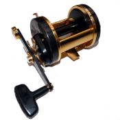 REEL: Rare Abu Sweden Ambassadeur 10,000C Deluxe 24 ct. gold plated multiplier reel in as new