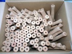 ROD BUILDING MATERIALS: Collection of approx. 100 fine grade rod cork handles, approx. 8" long,