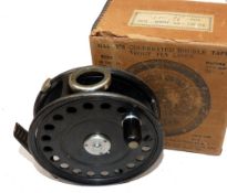 REEL: Hardy St John 3-7/8" alloy trout fly reel with factory agate line guide, 3 screw latch, deep