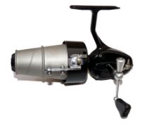 REEL: Rare Mitchell 300 Tournament casting reel with factory stepped conical spool, 3" long, front