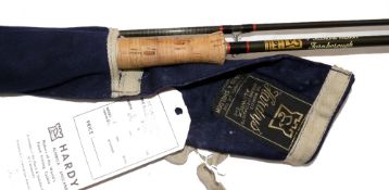 ROD: Hardy Richard Walker Farnborough No.1 Graphite trout fly rod, 9' 2 piece, line rate 7/8, grey