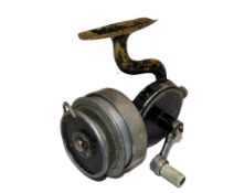 REEL: Foster's Excelise pattern early threadline spinning reel, quick release alloy drum, half