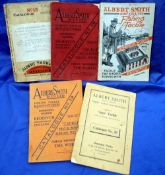 CATALOGUES: (5) Five Albert Smith of Redditch angler's guides, 1931 with pasted update to cover, 35,