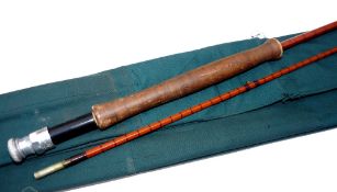 ROD: Hardy The Pope 10' 2 piece Palakona trout fly rod, No.E72948, agate butt/tip rings, burgundy