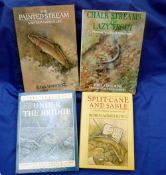 4x Volumes Robin Armstrong - "The Painted Stream" signed 1st ed 1985, "Chalk Streams And Lazy Trout"