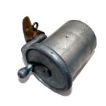 REEL: Rare Timson Patent crank wind alloy tournament casting reel, 2.75" barrel style spool, 2.5"