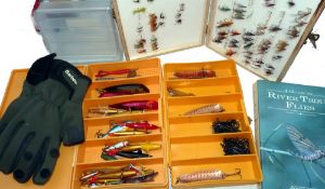 ACCESSORIES: (Qty) Pair of Fjord lure/tackle boxes, containing mixture of plugs, Kynoch killers,
