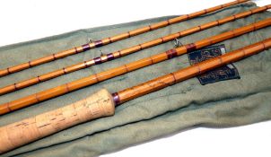ROD: Hardy The JMC Salmon fly rod, 12' 3 piece with spare tip (4" short) Palakona, post numbered,