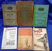 CATALOGUES: (6) Wesley Richards Birmingham large format angler's guide 1925, hard cover, sellotape