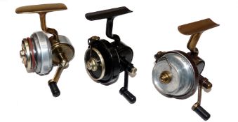 REELS: (3) Collection of 3 Helical Coy, Redditch threadline reels, 2x half bail, 1x finger pick