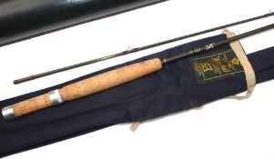 ROD: Hardy Favourite Graphite Fly rod, 8' 2 piece, line rate 4/5, grey blank, purple whipped guides,