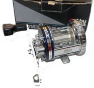 REEL: Abu Sweden Ambassadeur 6500 Sports-Mag reel in as new condition, rotating rim casting drag,