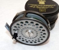 REEL: Hardy The Princess alloy trout fly reel in as new condition, U shaped line guide, rim