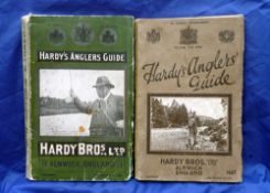 CATALOGUES: (2) Pair of Hardy Angler's Guides, 1925 edition with green pictorial cover, stepped