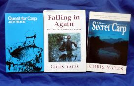 Yates, C - "Falling In Again" 1st ed 1998, H/b, D/j, fine, Yates, C - "The Secret Carp" 1993