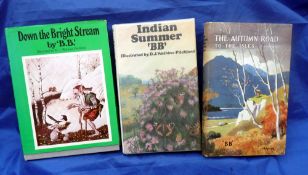 3x BB Books - "Down The Bright Stream" 1975 edition, "Indian Summer" 1st ed 1984, ex libris and "The