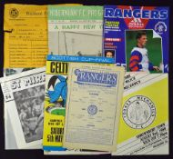 Selection of Scottish football programmes to include 1955/1956 Hibernian v Hearts, 1964/1965