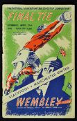 1948 FA Cup Final Manchester Utd v Blackpool football programme for the Cup Final at Wembley 24
