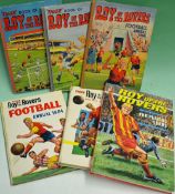 Roy Of The Rovers Annuals 1958, 1959, 1960, 1961, 1964 and Roy Of The Rovers Playing Years, in