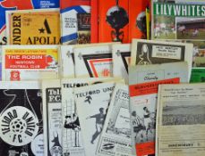 Collection of Wellington Town/Telford Utd football programmes plus other non-league club issues to