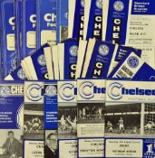 Collection of Chelsea home football programmes 1950s but mainly 1960s to include 1952/1953