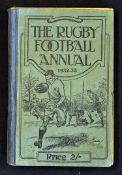 1932-33 "The Rugby Football Annual"  handbook - published by Sporting Handbooks Ltd London in the