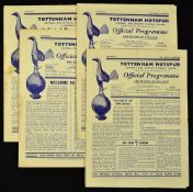 Tottenham Hotspur programme selection to include 1952/1953 Public Trial Match Whites v Blues,