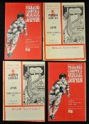 Collection of 1973 Japan Rugby Tour to UK programmes to include 2x vs Midland Counties played at