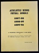 Selection of Athletic News Football Annuals 1887-1894 in 4 booklets produced by The Association of