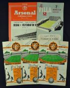 Wolverhampton Wanderers 1953/1954 football programmes season (Wolves Champions) v Manchester Utd,