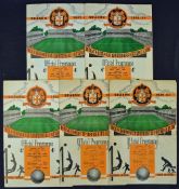 Selection of 1950s Wolverhampton Wanderers football programmes to include 1950/1951 Blackpool,
