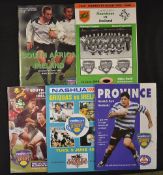 1998 Ireland Tour of South Africa rugby programmes including v Western Province 6th June, Griquas