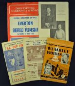 FA Cup selection including 1939 Cup Final programme Portsmouth v Wolverhampton Wanderers (no