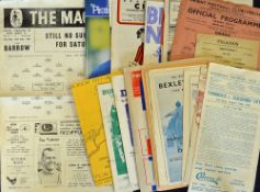 Football programme selection from 1940s onwards majority are non-league but also includes 1943/44