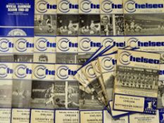 Football collection of programmes 1968/1969 Chelsea full season league + ICFC (2) + FAC (5) + FLC (